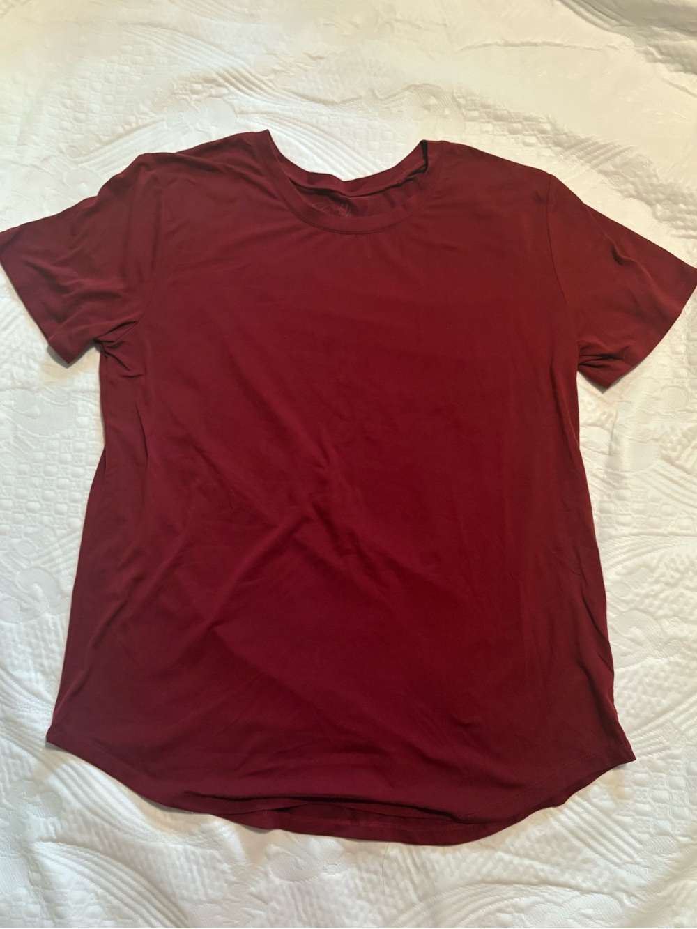 Gold Rush Women’s Burgundy Silky Soft Short Sleeve Tee Size Large